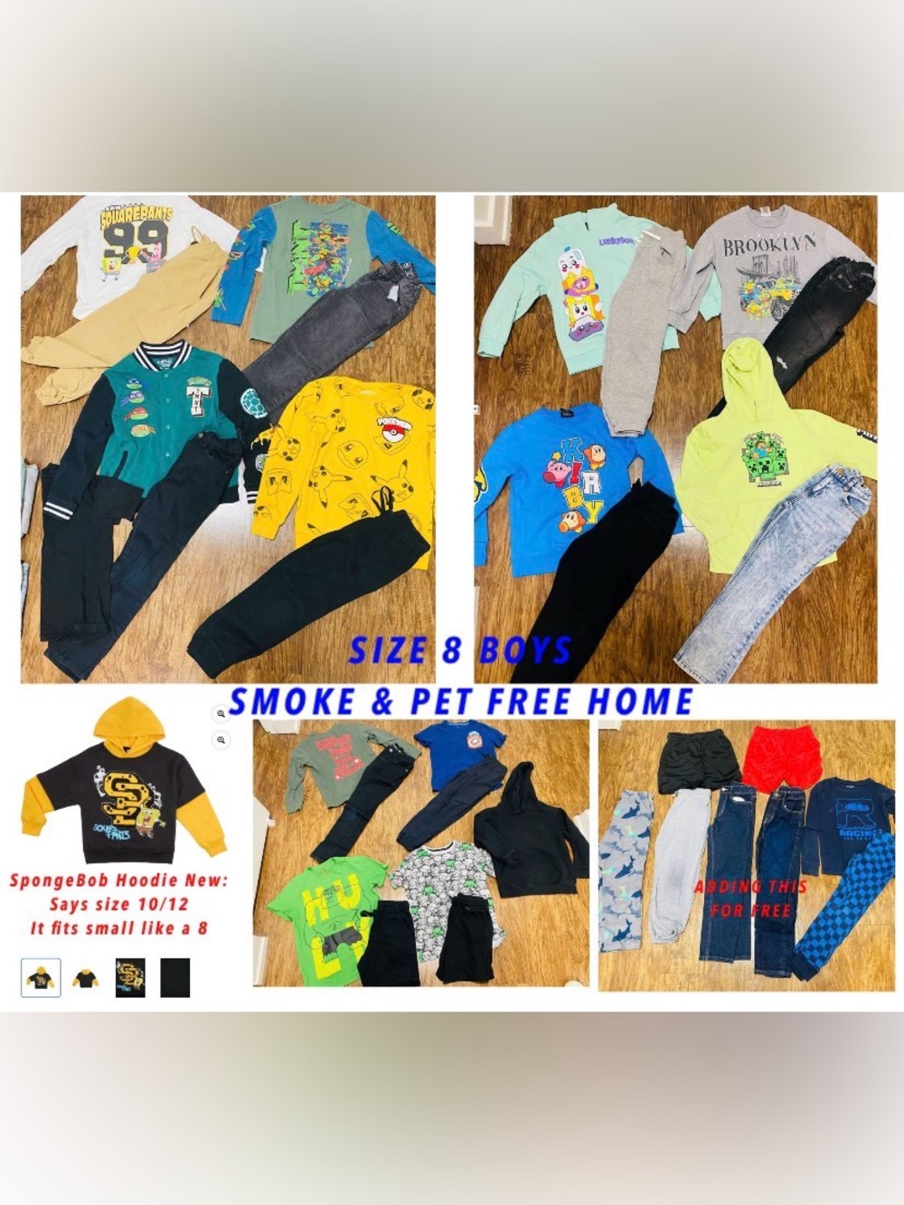 Size 8 boys clothing lot